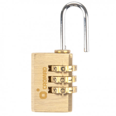 CANDADO COMBINACIÓN DE LATÓN 20MM CROMAD