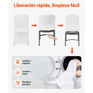 FUNDA PARA SILLA PLEGABLE PRO BLANCA...