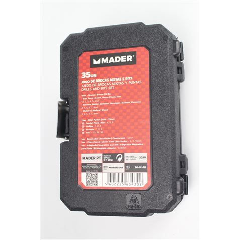 JUEGO BROCAS MIXTAS Y PUNTAS MADER - 63430-2