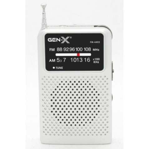 RADIO PORTATIL AM/FM ANALOGICA GRIS...