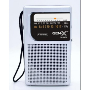 RADIO PORTATIL AM/FM ANALOGICA GRIS...