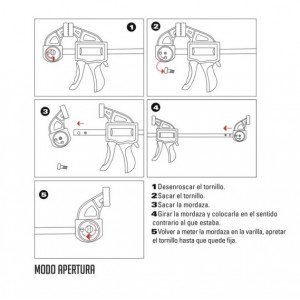 SARGENTO APRIETE 6"/150 MM 2PCS...