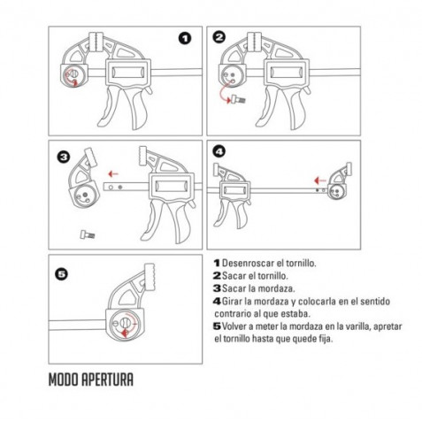 SARGENTO APRIETE 6"/150 MM 2PCS...