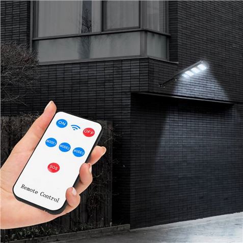 FAROLA LED COB SOLAR 24W 1800LM + SENSOR + MANDO - RTV0400010-2