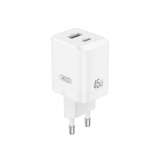 CARGADOR USB+USB-C 45W CE36 BLANCO XO