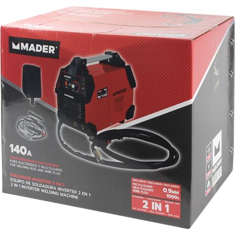 INVERTER ELECTRODO-HILO 140AMP MADER - 63526-8 INVERTER ELECTRODO-HILO 140AMP MADER - 63526-8