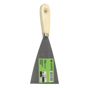 ESPATULA MANGO MADERA FLEXIBLE 70MM...