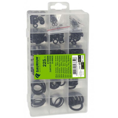 JUEGO 225 PCS JUNTAS DE GOMA SAURIUM