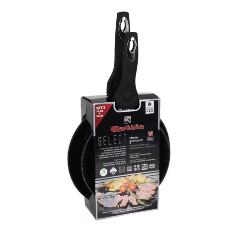 SET 2 SARTENES ALUMINIO FORJADO SUPER LIGERO 20-24CM SELECT QUTTIN - BQ06023072794-1