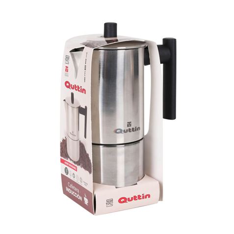 CAFETERA INDUCCIÓN 6 TAZAS INOX QUTTIN - BQ01100871270-1 CAFETERA INDUCCIÓN 6 TAZAS INOX QUTTIN - BQ01100871270-1