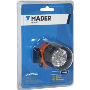 LINTERNA LED 17 LED PARA CABEZA MADER - 89171-1