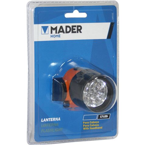 LINTERNA LED 17 LED PARA CABEZA MADER - 89171-1
