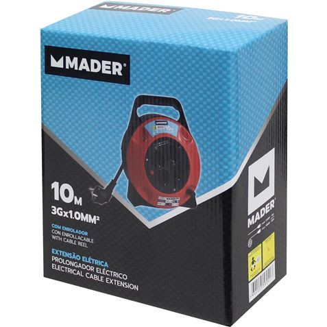 ENROLLADOR DE CABLE 10 MTS MADER - 56042-1