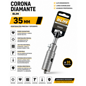 CORONA DIAMANTE 35 MM BLIM