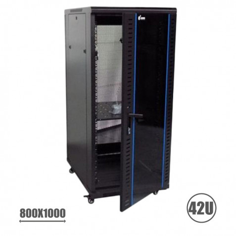 RACK 19" 42U 800X1000 PERFORADO CROMAD