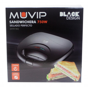 SANDWICHERA 750W NEGRA MUVIP