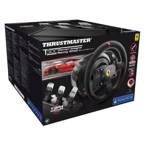 VOLANTE + PEDALES FERRARI T300 ALCANTARA EDITION THRUSTMASTER - 4160652-3 VOLANTE + PEDALES FERRARI T300 ALCANTARA EDITION THRUSTMASTER - 4160652-3
