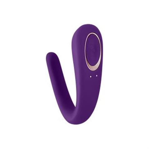 VIBRADOR PARA PAREJAS CLASSIC SATISFYER VIOLETA - 4049369015009-1