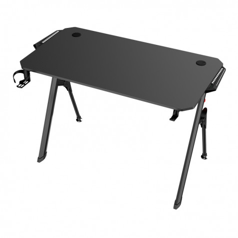 MESA GAMING PRO1400 FIBRA CARBONO LUZ...