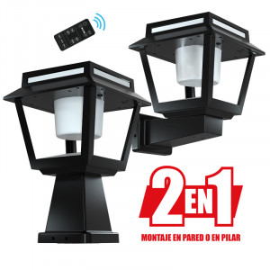 FAROL LED SOLAR 2 EN 1 SERIE PRO...