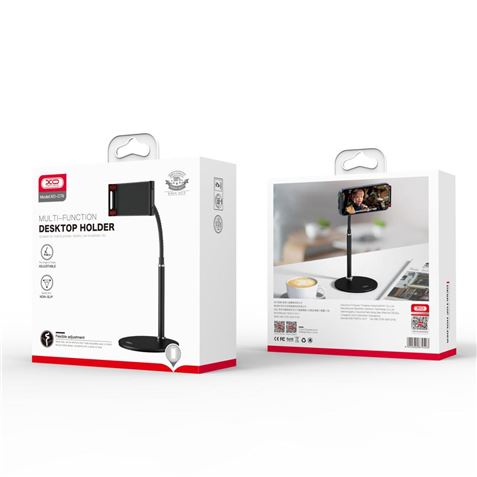 SOPORTE MESA C79 ALUMINIO SMARTPHONE/TABLETS HASTA 12.9" XO - XOC79BK-4