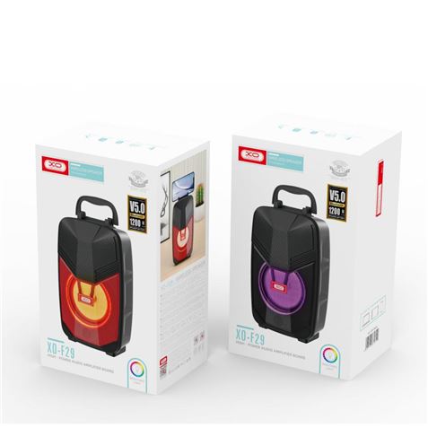 ALTAVOZ BLUETOOTH F29 CON SOPORTE SMARTPHONE + LUZ LED XO - XOF29-5