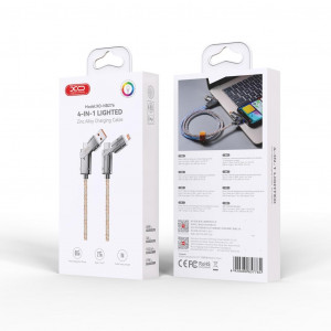 CABLE 4 EN 1 ILUMINADO 60W...