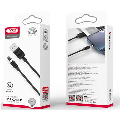CABLE NB187 MAGNETICO TIPO C | 1METRO | 2.1A | XO - XONB187