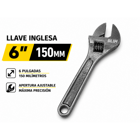 LLAVE INGLESA 6" 150MM BLIM