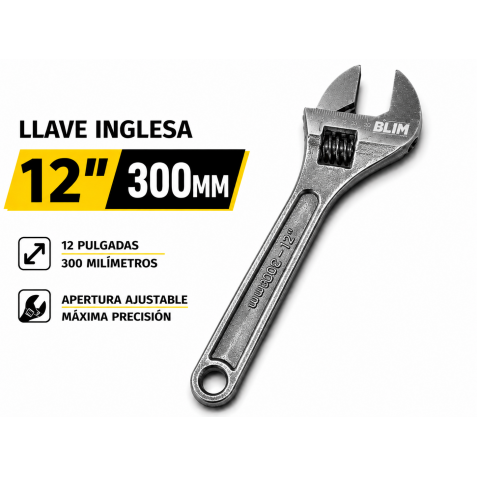 LLAVE INGLESA 12" 300MM BLIM