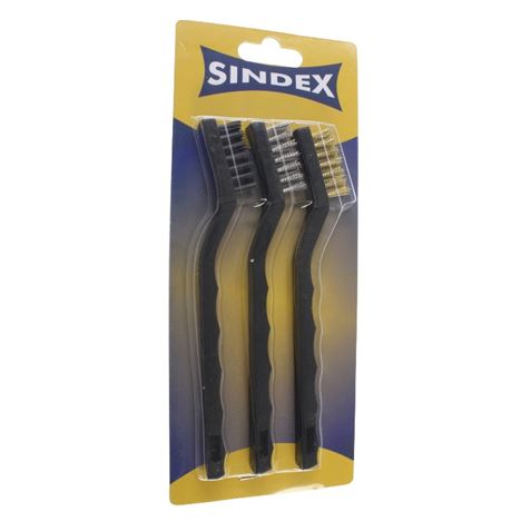 JUEGO 3 CEPILLOS SINDEX - 85561-3