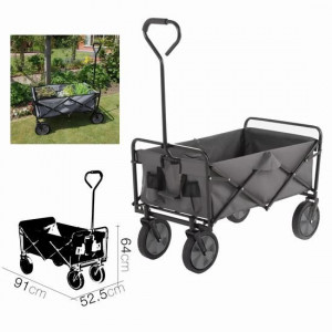 CARRO JARDIN PLEGABLE LONETA 91X52X64CM