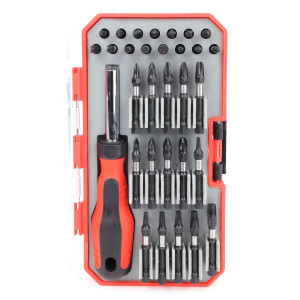 JUEGO PUNTAS CON LLAVE 31PCS MADER