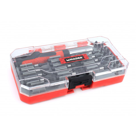 JUEGO PUNTAS CON LLAVE 31PCS MADER