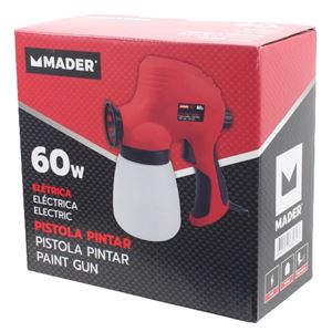 PISTOLA DE PINTAR ELECTRICA 60W MADER - 63282-1