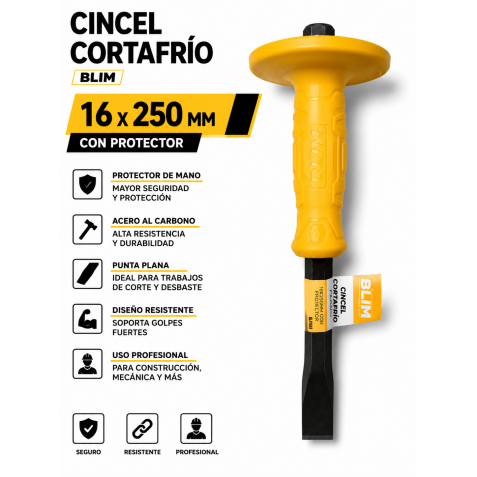 CINCEL CORTAFRÍO PLANO 16X250MM CON...