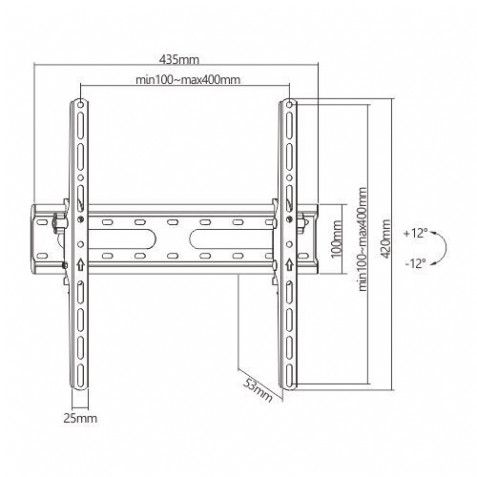 SOPORTE DE PARED TV LED LCD 32"-55"...