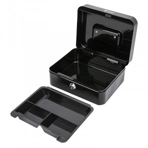 CAJA DE CAUDALES METÁLICA CON LLAVE...