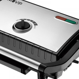 SANDWICHERA INOX PLACA LISA 1500W...
