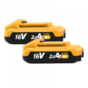 TALADRO PERCUTOR 16V | 2 BATERIAS 2AH...