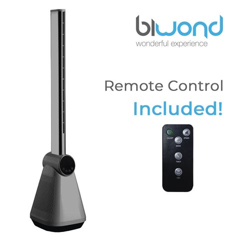 VENTILADOR DE TORRE 50W SIN ASPAS COOLFEEL BIWOND - BW0086-1