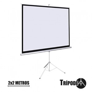 PANTALLA PROYECCION TRIPODE 2 X 2MTR...