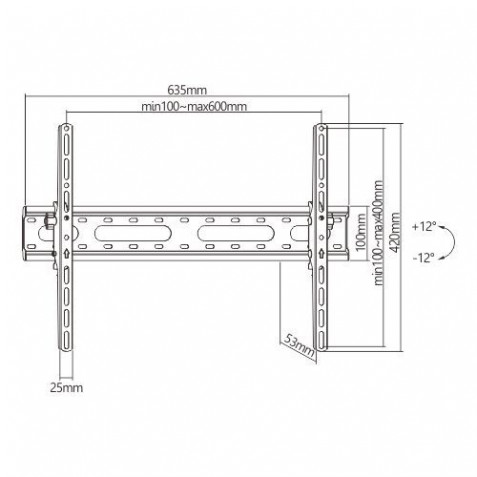 SOPORTE DE PARED TV LED LCD 37"-86"...