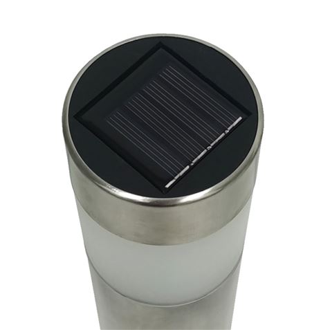 PACK 4 BALIZAS SOLARES TUBULARES INOX DE JARDIN 6000K - 09703-2 PACK 4 BALIZAS SOLARES TUBULARES INOX DE JARDIN 6000K - 09703-2