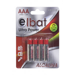 PACK 4 PCS PILAS ALCALINAS LR03/AAA...