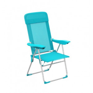 SILLA PLEGABLE 5 POSICIONES ALUMINIO...