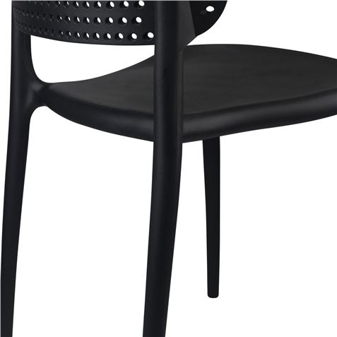 SILLA MARILYN APILABLE 49.5X47X75CM NEGRA - 80258-3