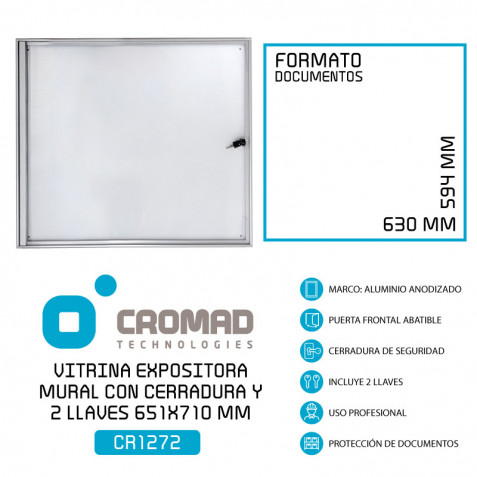 VITRINA EXPOSITORA MURAL CON...