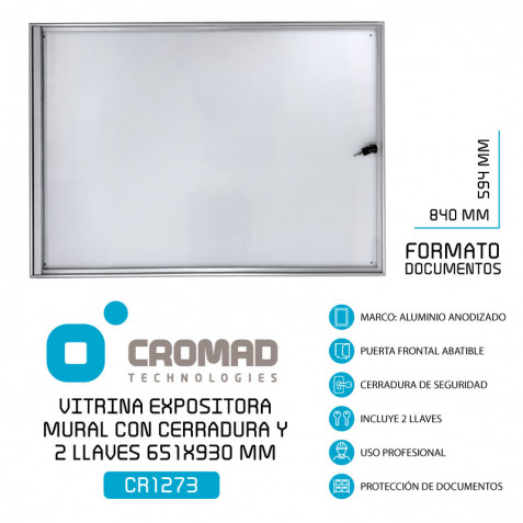 VITRINA EXPOSITORA MURAL CON...