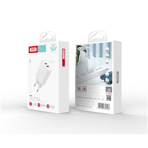 CARGADOR DE CORRIENTE L67 18W QUICK CHARGE 3.0 | 2 X USB XO - XOL67WH-2